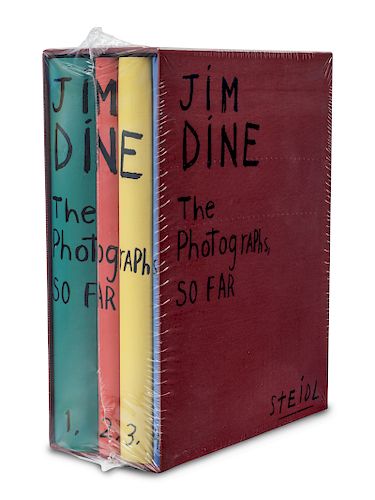 DINE, Jim. Jim Dine: The Photographs, So Far. Goettingen, Germany: Steidl, 2003. FIRST EDITION.