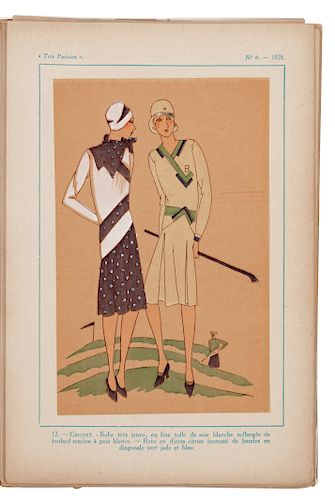 [FASHION]. JOUMARD, G.-P., editor. Tres Parisien. La Mode, le Chic, l'Elegance. Paris, 1928.