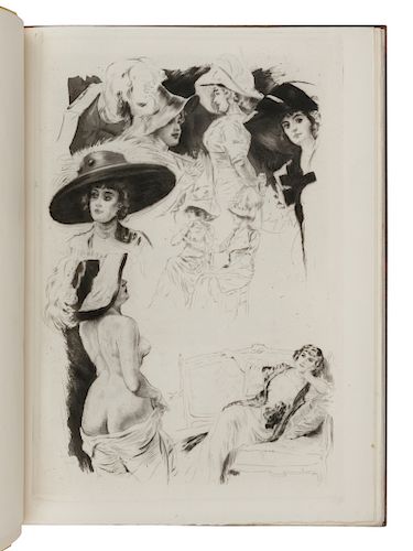 LOBEL-RICHE, Almery (1877-1950), illustrator. COQUIOT, Gustave (1865-1926). Poupees de Paris Bibelots de Luxe. Paris: Librairie de la Collection des D