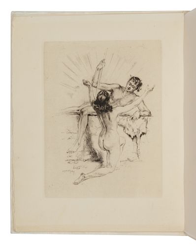 LOBEL-RICHE, Almery (1877-1950), illustrator. SALMON, Andre (1881-1969). Le Cantique des Cantiques. Paris: Editions du Livre de Plantin, 1947. LIMITED