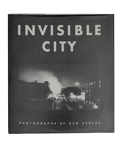 SCHLES, Ken (b.1960). Invisible City. Pasadena: Twelvetree Press, 1988. FIRST EDITION.