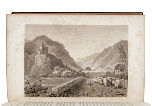 BROCKEDON, William (1787-1854). Illustrations of the Passes of the Alps, by which Italy Communicates with France, Switzerland, and Germany. London and