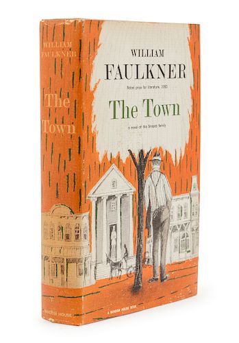 FAULKNER, William (1897-1962). The Town. New York: Random House, 1957. FIRST TRADE EDITION.
