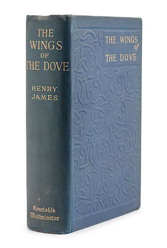 JAMES, Henry. The Wings of the Dove. Westminster: Archibald Constable & Co., 1902. FIRST ENGLISH EDITION.