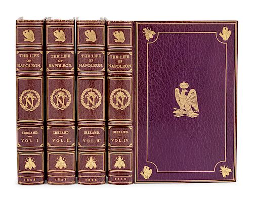 [NAPOLEON]. IRELAND, William H. Life of Napoleon Bonaparte. London: John Cumberland, 1828. 