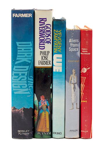 [SCIENCE FICTION]. A group of 5 works, ALL FIRST EDITIONS.