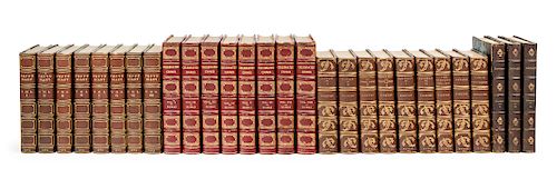 [BINDINGS]. A group of 5 works in 32 volumes, comprising: