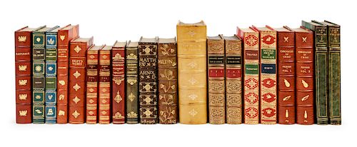 [BINDINGS]. A group of 16 works in 20 volumes, including: