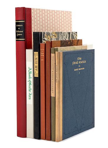 [BOOK CLUB OF CALIFORNIA].  A group of 7 works relating to literature and philosophy, comprising: 