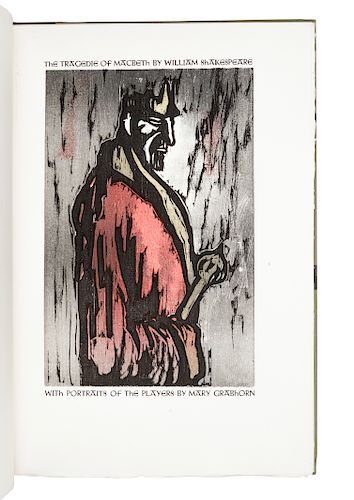 [GRABHORN PRINTING].  SHAKESPEARE, William (1564-1616). Macbeth. San Francisco: Grabhorn Press, 1952. LIMITED EDITION. 