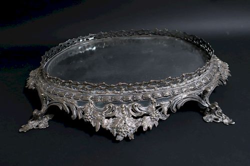 Victorian Silverplate Surtout de Table, 19th c