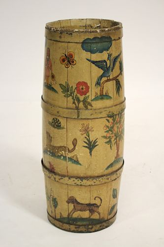 Painted Decorated Umbrella Stand