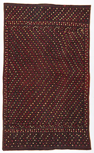 Silk Embroidered Gobhi Bagh Head Covering