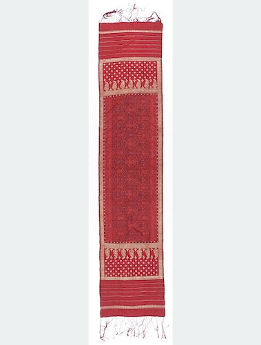 Antique Indonesian Shoulder Cloth with Ikat