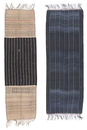 2 Fine Old Batak Textiles, Sumatra