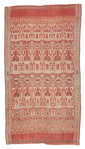 Antique Ceremonial Pua Ikat Textile, Iban