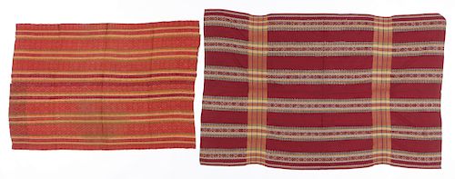 2 Antique Hakka Chin Textiles, Myanmar