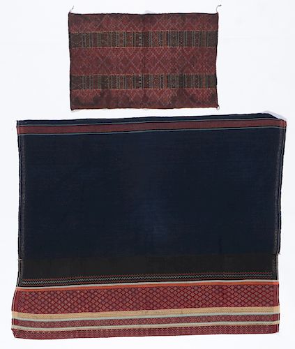 2 Chin People Textiles, Myanmar