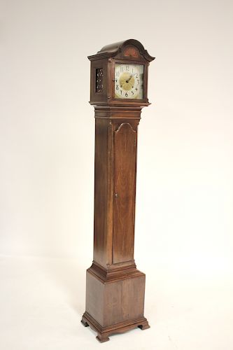 Federal Style Mahogany Tall Case Clock