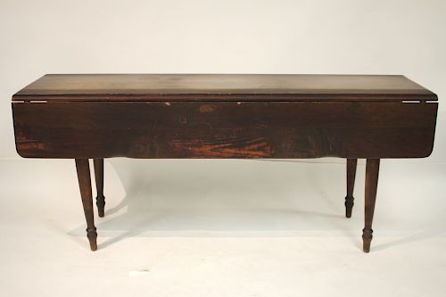 Country Stained Pine Drop Leaf Table