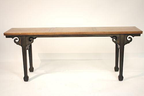 Chinese Style Light & Dark Stained Altar Table