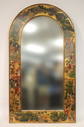 Huge Contemporary Chinoiserie Mirror