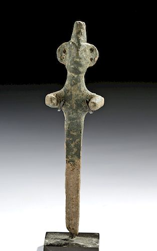 Ancient Anatolian Copper Idol Figure