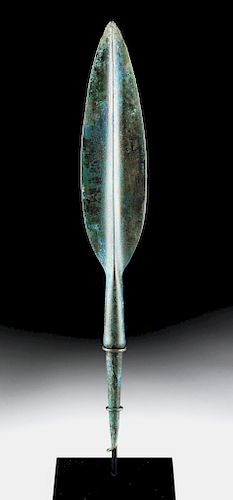 Published / Stunning Near Eastern Bronze Spear Head