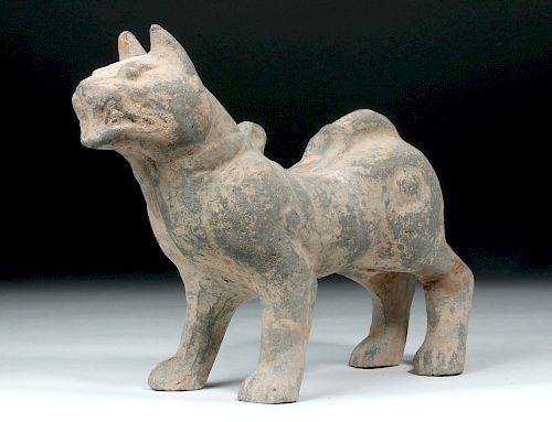 Chinese Han Dynasty Terracotta Dog Statue