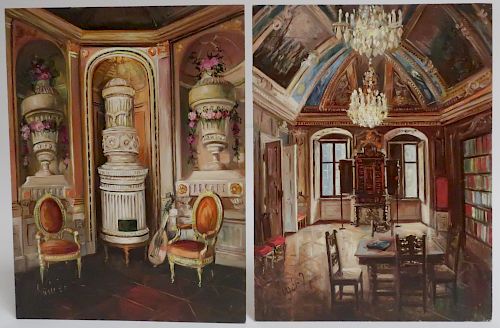 Zsuzanna SUGER, 2 Classical Interiors, O/B