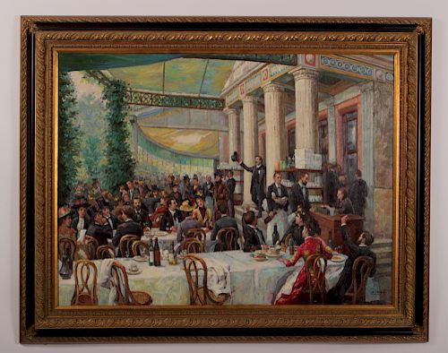 D. Stanley "Grand 1800's Style Dining Hall" O/C