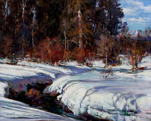 Cyrus Afsary
(American, b. 1940)
Snowy Creek, 1990