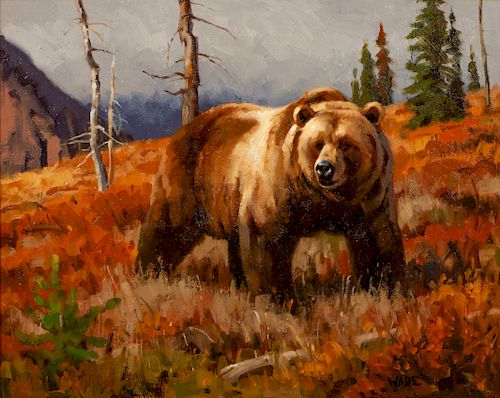 Dave Wade
(American, b. 1952)
Grizzly Bear
 