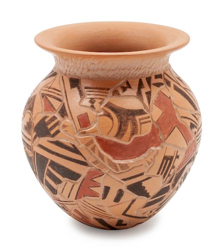 Les Namingha
(Hopi, b. 1967)
Painted Vase
 