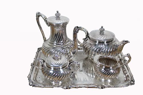 Christofle Silverplate Tea Set