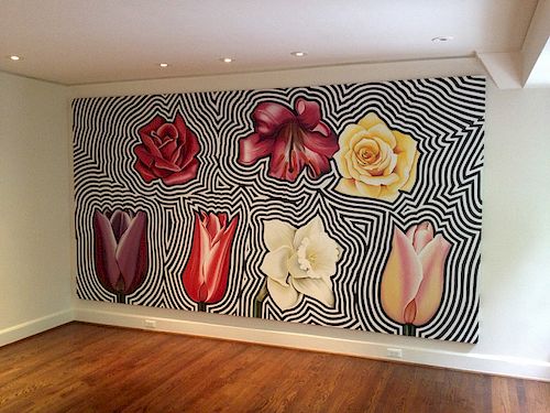 Lowell Nesbitt (1933-1993)"Seven Electric Flowers"