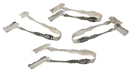 Set of 16 Francis I Sterling Asparagus Tongs