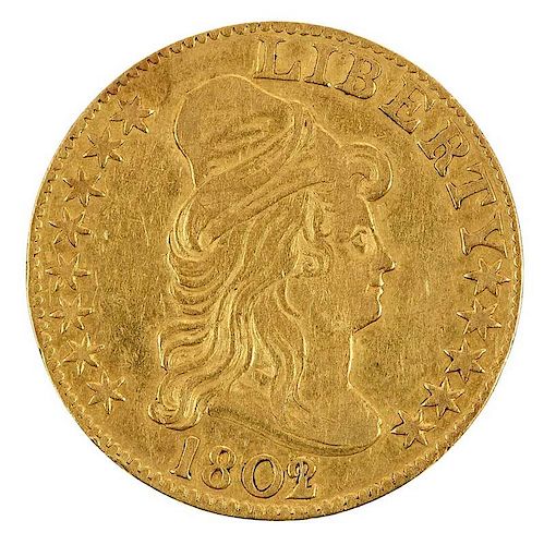 1802/1 U.S. Five Dollar Gold Coin