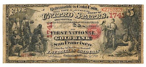 California National Gold Bank Note