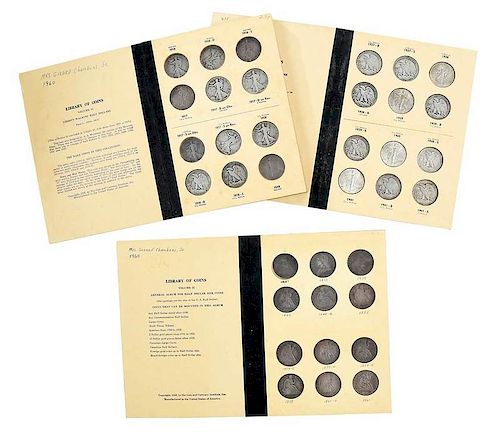 Three Half Dollar Library of Coins Albums