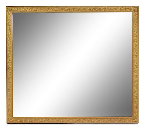A Continental Giltwood Mirror
60 1/2 x 67 inches.