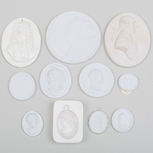 Group of Five Wedgwood and Wedgwood Style Medallions