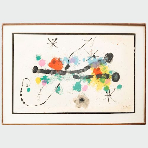 Joan Miro (1893-1983): Je travaille comme un jardinier, Variant