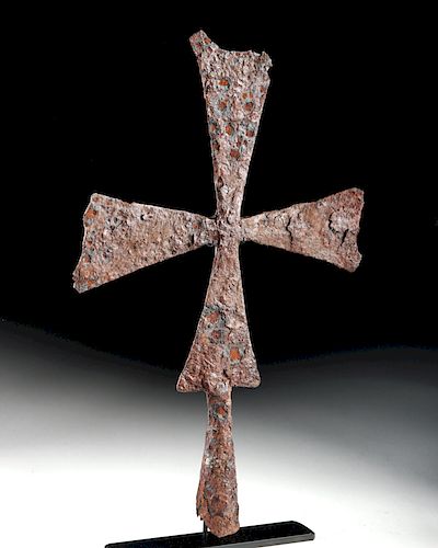 Holyland / Early Byzantine Iron Cross Standard