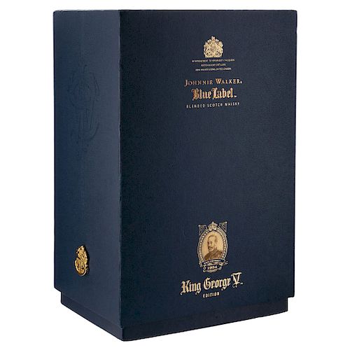 Johnnie Walker Blue Label. King George V Edition. Blended. Scotch Whisky. En estuche.