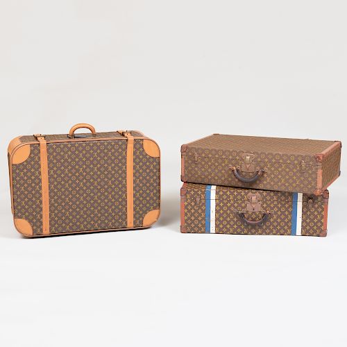 Group of Louis Vuitton Luggage