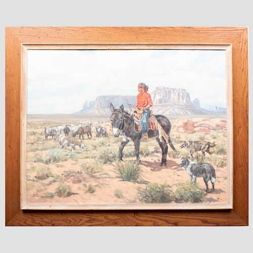 Paul Salisbury (1903-1973): Navajo Boy 