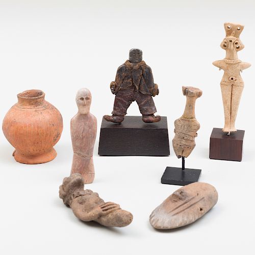 Two Syrian Terracotta Standing Figures