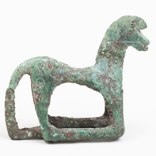 Greek Bronze Figure of a Horse