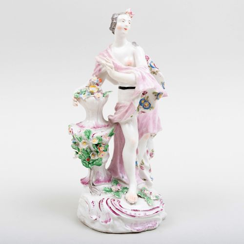 Derby Porcelain Figure Emblematic of Smell